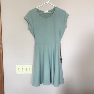 Light green dress!
